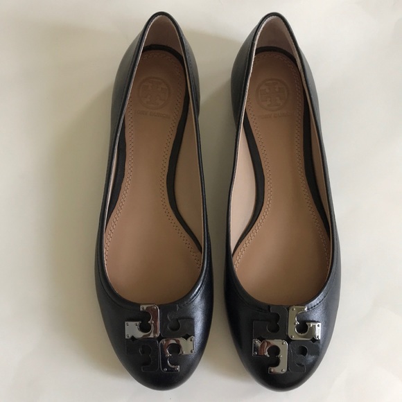 Tory Burch Shoes - Tory Burch Lowell Flat North Leather Black